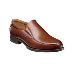 Florsheim 12137-221 Midtown Moc Toe Leather Slip-On Men's 9.5 Cognac NEW